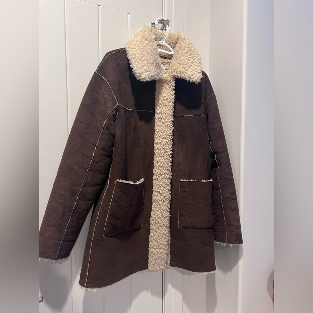 COPY - Vintage inspired Sherpa coat